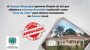 Aprovado Projeto de Lei