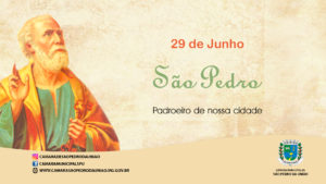 29 de Junho – Dia de São Pedro